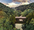 Covered bridge over river